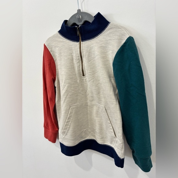 Ok!e dokie Colorblock Half-Zip Sweater - Size 5t - Picture 5 of 6